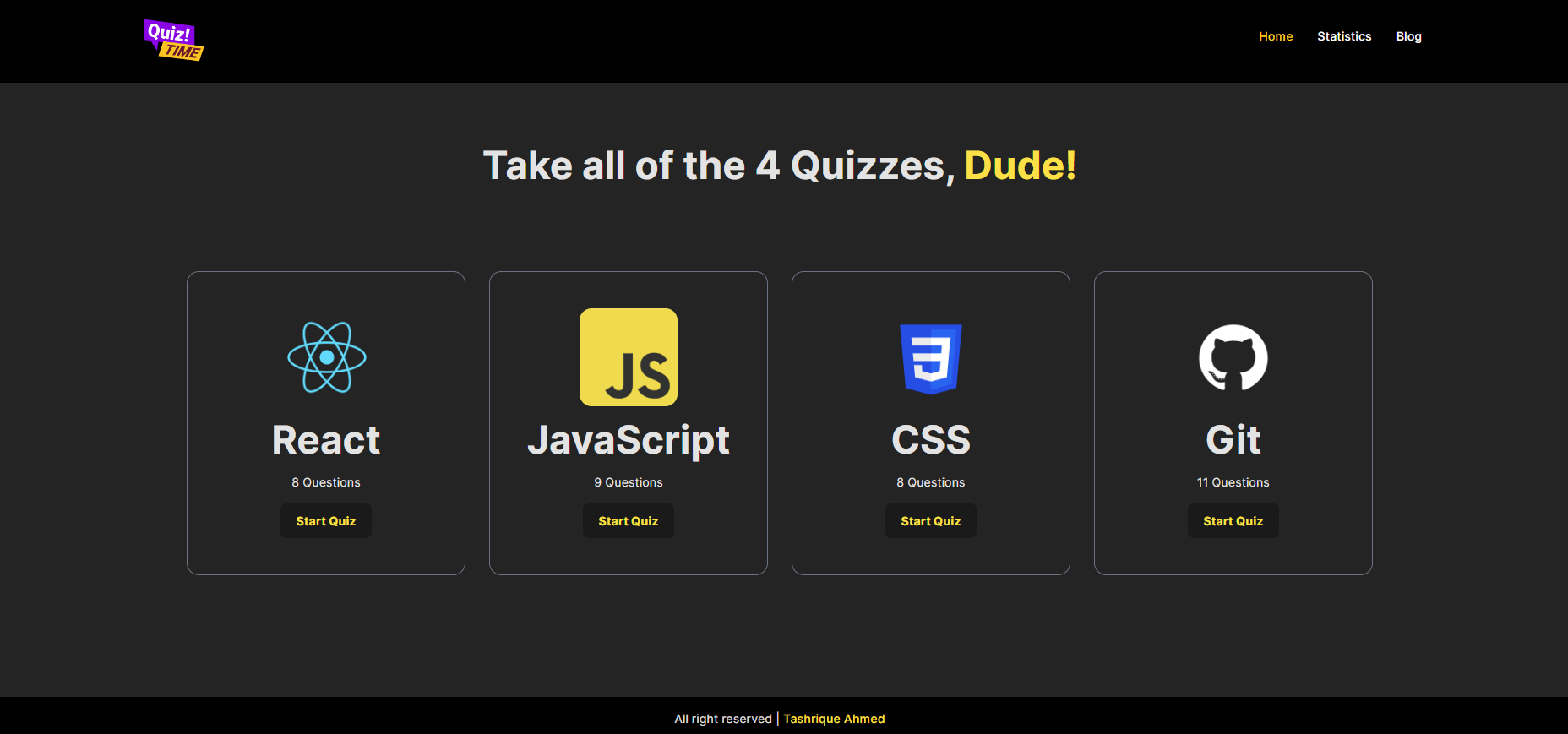 Quiz App Scorecard w/React Router